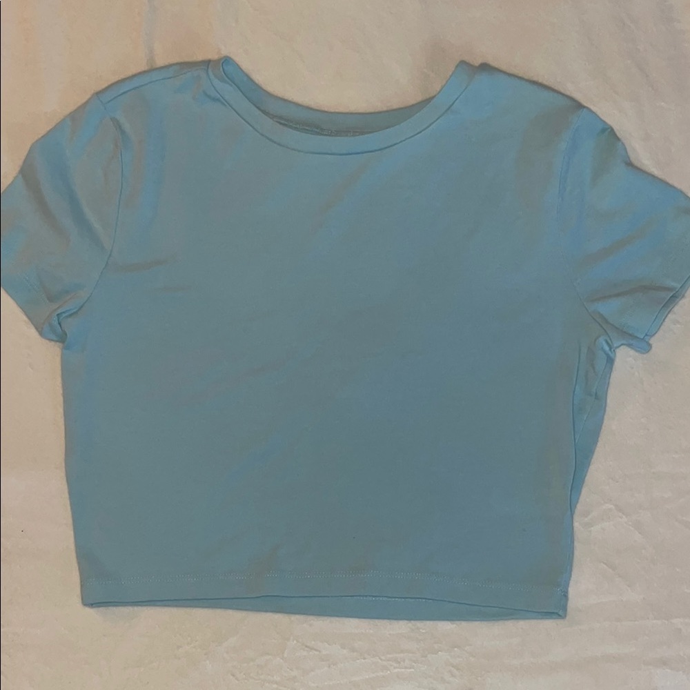 Wild Fable blue crop top